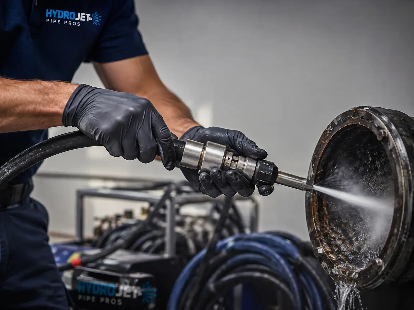 Hydro Jet Pipe Descaling in Lilliwaup, WA